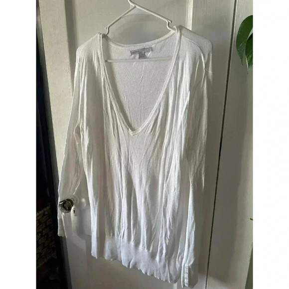 Old Navy Women’s size 2x-large white long sleeve top - Picture 2 of 8